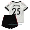 Conjunto (Camiseta+Pantalón Corto) Manchester United Sancho 25 Segunda Equipación 2022-23 - Niño